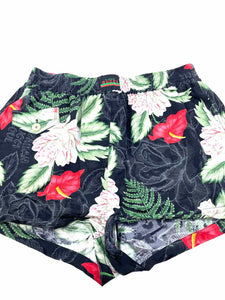 GUCCI Size XS Green, Black Floral Hawaiian Pajamas