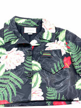 Load image into Gallery viewer, GUCCI Size XS Green, Black Floral Hawaiian Pajamas
