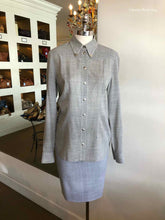 Load image into Gallery viewer, ESCADA Silver Button Up Skirt Suit | 4 - Labels Luxury
