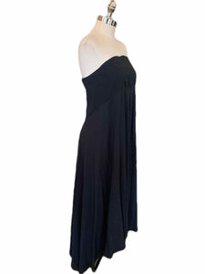 CHANEL Black Silk Gown | 4