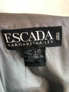 ESCADA Silver Button Up Pant Suit | 4 - Labels Luxury