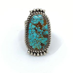 NAVAJO Indian Mountain Turquoise Ring - Labels Luxury