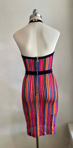 BALMAIN Size XS Pink & Orange Dress