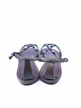 Load image into Gallery viewer, BOTTEGA VENETA Size 7.5 Olive Satin Solid Sandals
