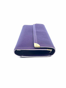 LOUIS VUITTON Purple Leather Wallet