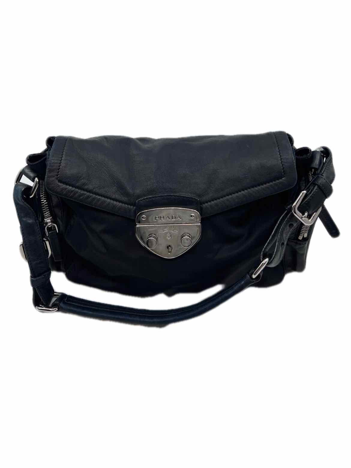 Prada Tessuto Shoulder Bag Black