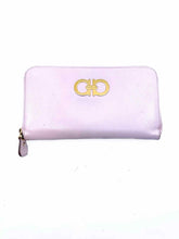 Load image into Gallery viewer, SALVATORE FERRAGAMO Light Pink Leather Solid Wallet
