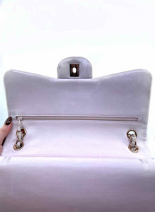 CHANEL Classic White Leather Handbag