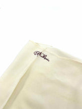 Load image into Gallery viewer, PHYLLIS MORRIS Cream, Brown Rectangle Scarf
