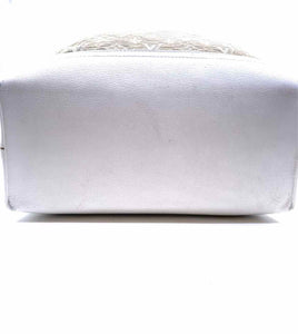 LOUIS VUITTON Beige, White Canvas Monogram Buzas Handbag