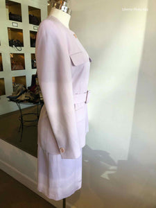 ESCADA Lavender Buckle Skirt Suit | 4 - Labels Luxury