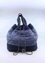 Load image into Gallery viewer, CHANEL Blue Denim Handbag
