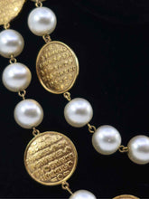 Load image into Gallery viewer, CHANEL Gold Pearl Necklace
