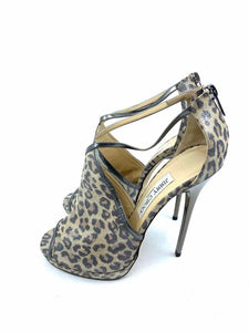 JIMMY CHOO Cheetah Print Sandals | 9 - Labels Luxury