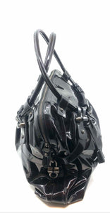 SALVATORE FERRAGAMO Black Pleated Handbag - Labels Luxury