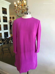 RALPH LAUREN Bright Purple Solid Dress | 4