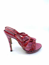 Load image into Gallery viewer, DOLCE &amp; GABBANA Python Sandals | 6 - Labels Luxury
