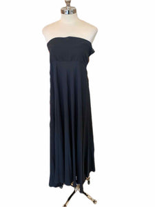 CHANEL Black Silk Gown | 4