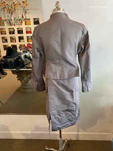 VALENTINO Taupe Skirt Suit | 10 - Labels Luxury