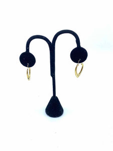 14K Gold Hoops Pierced Earrings