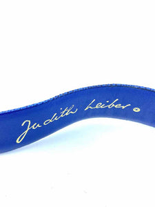 JUDITH LEIBER Royal Blue Belt - Labels Luxury